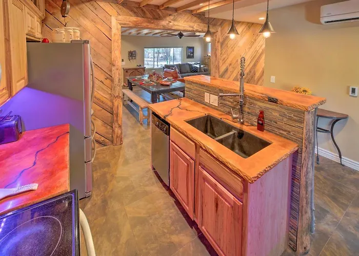 Patio And Fenced Yard Cozy Payson Cabin Retreat Payson